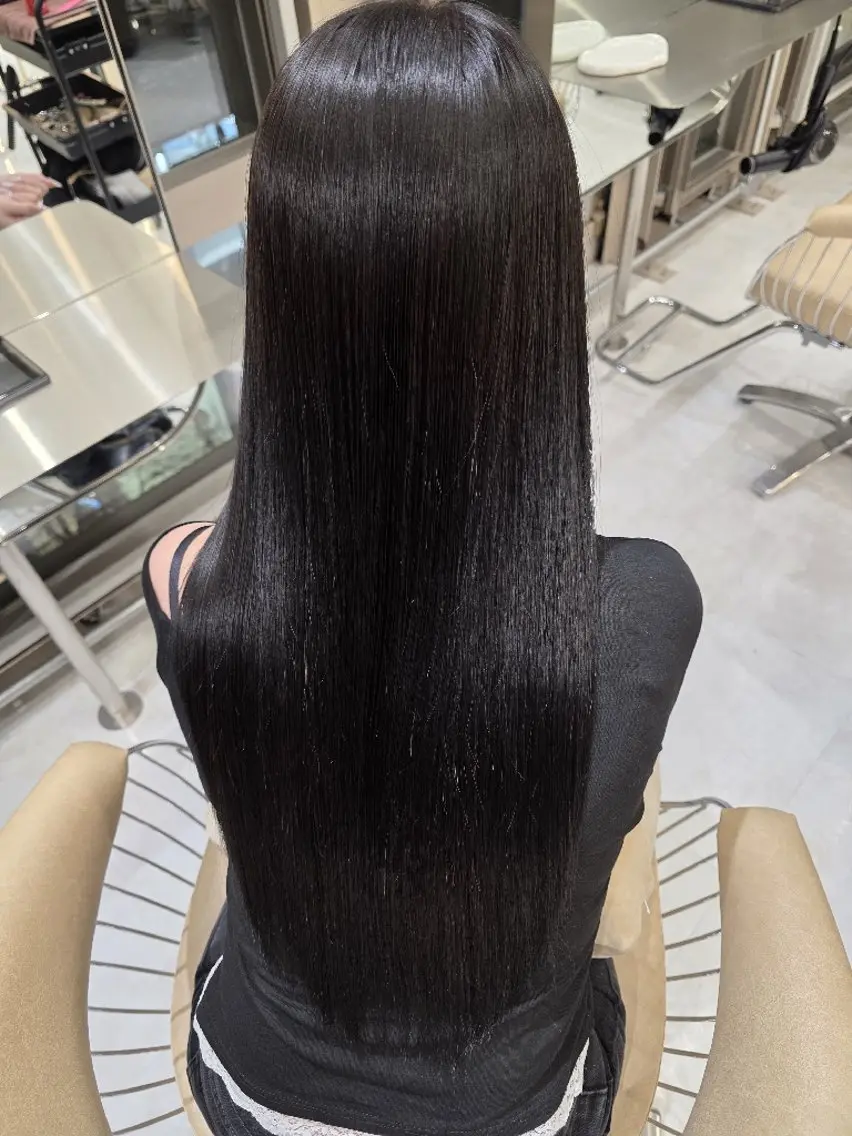 ロング 髪質改善 ヘアカラー トリートメント ✨弱酸性縮毛矯正✨ ✨髪質改善✨hiroのヘアスタイル