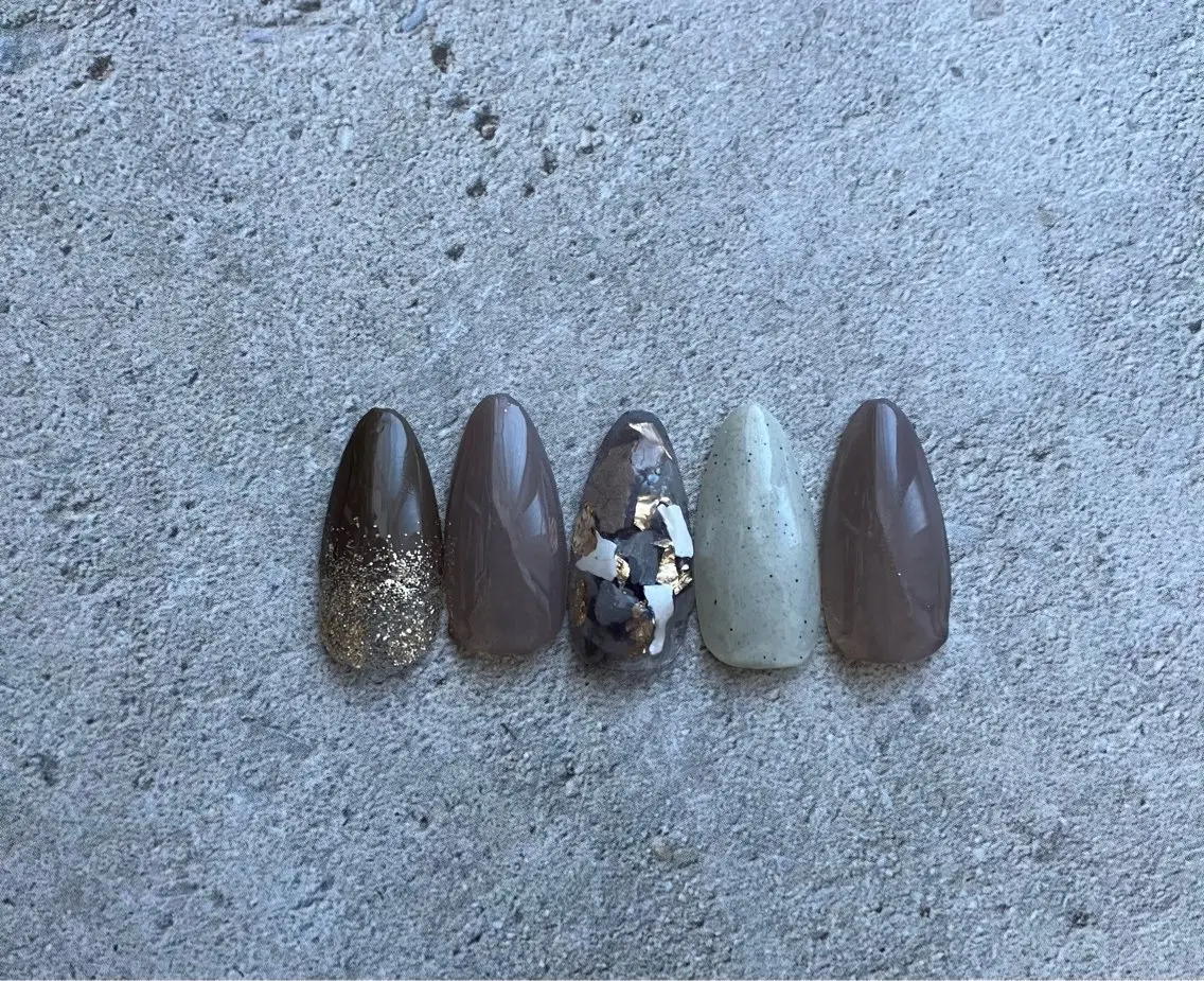 ネイル ニュアンスネイル 冬ネイル COCO Nail 光が丘駅近のネイルデザイン