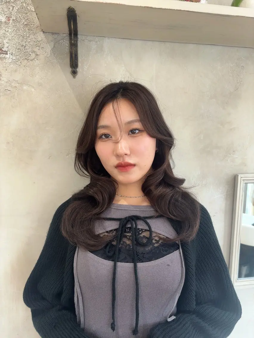 セミロング 艶カラー✨ /harukaのヘアスタイル