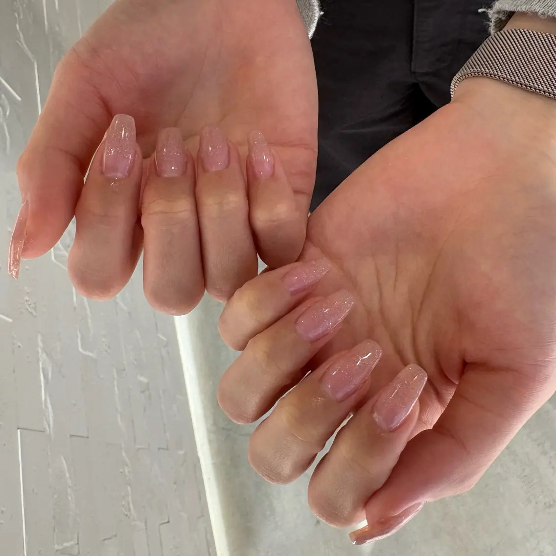 ネイル グラデーション ラメ(グリッター) ラメグラデーション ハンドネイル whip. wakanaのネイルデザイン