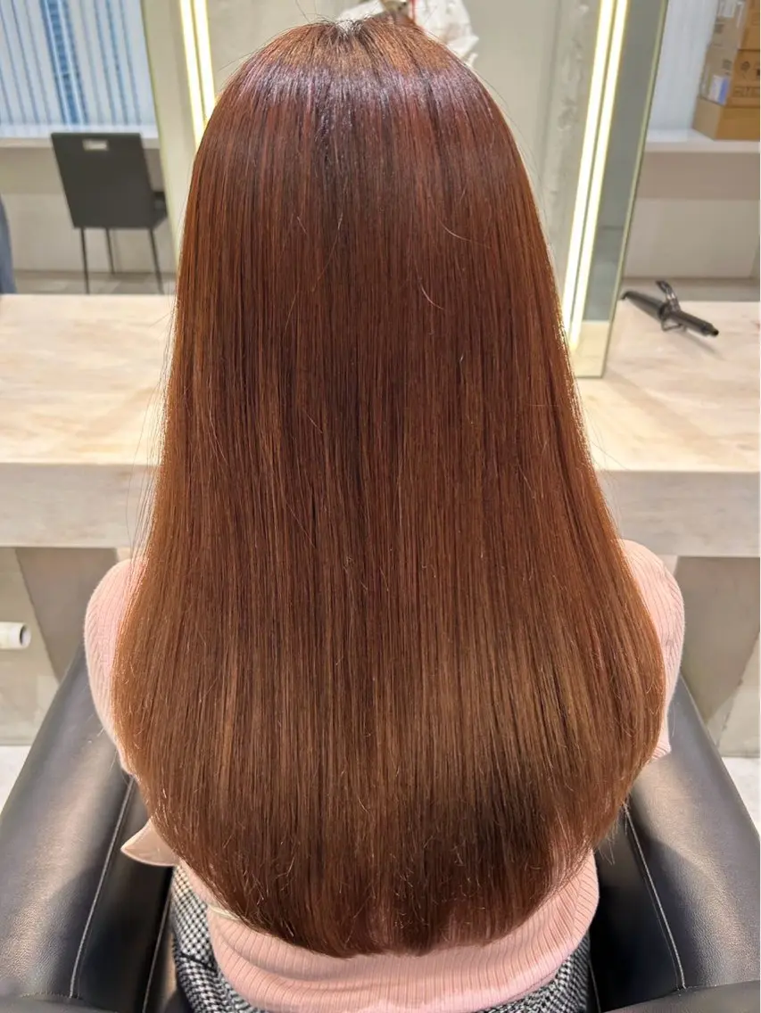 ロング 酸性ストレート 縮毛矯正 トリートメント 艶カラー🌸アレンジ 🌹Sally🕊️のその他イメージ