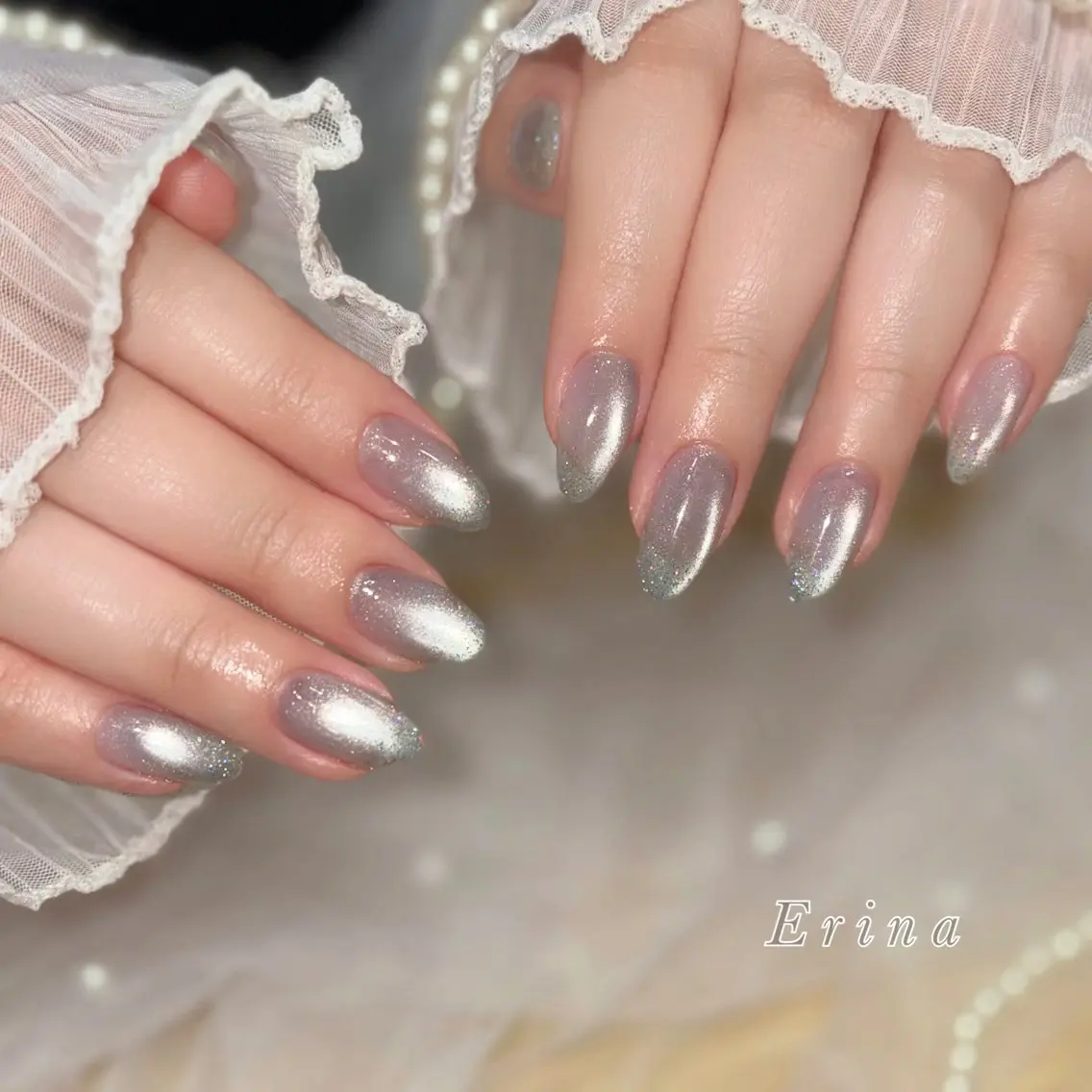 ネイル Erina🐱 フィルイン💅パラのネイルデザイン