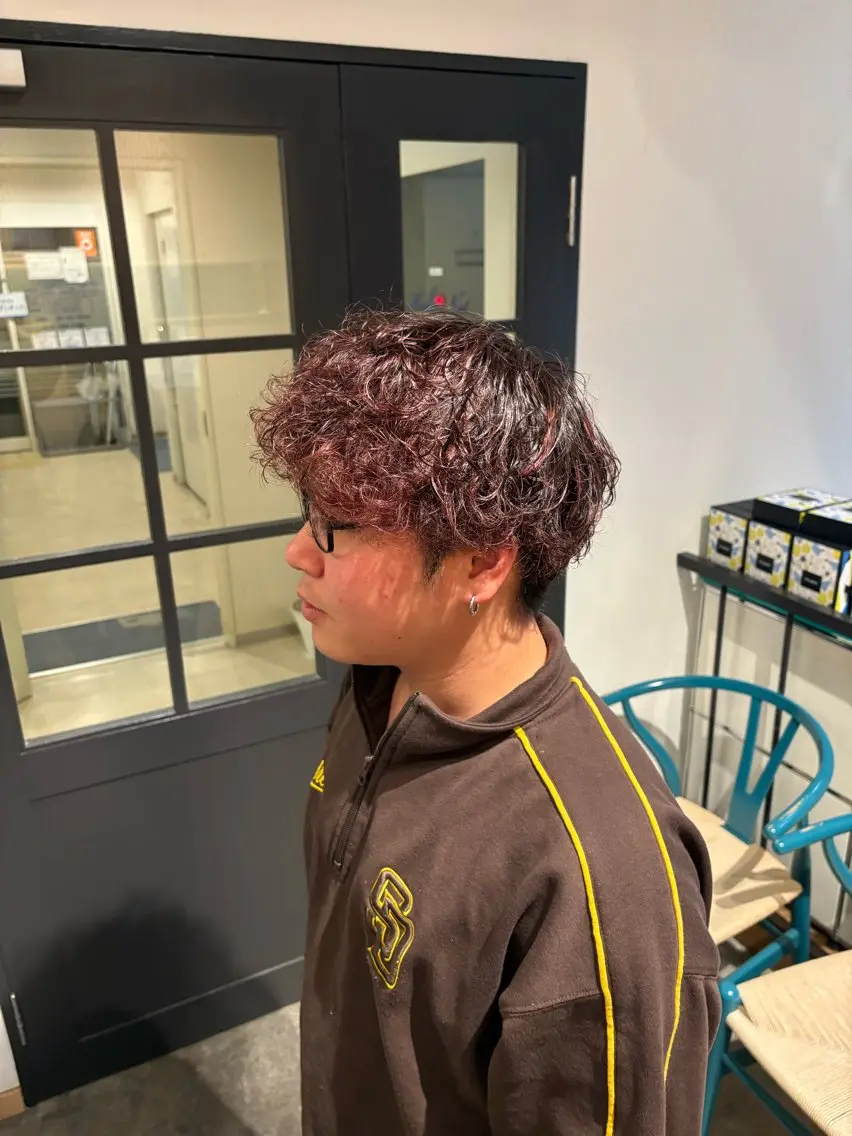 カラー メンズ ヘアカラー 荒川 匠磨のヘアスタイル