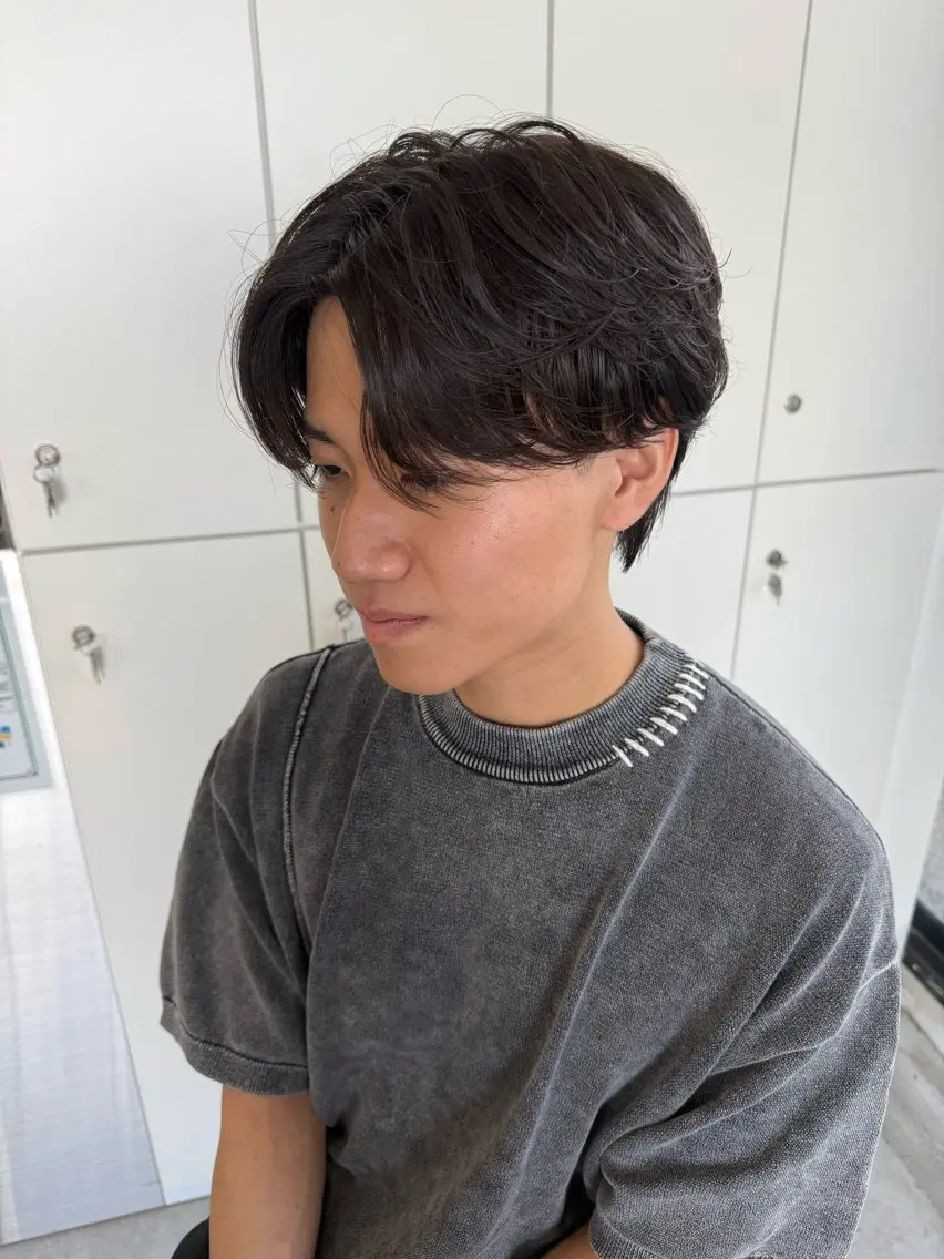 パーマ メンズ メンズパーマ カット パーマ SLOW🫧 ルナ🫧のヘアスタイル