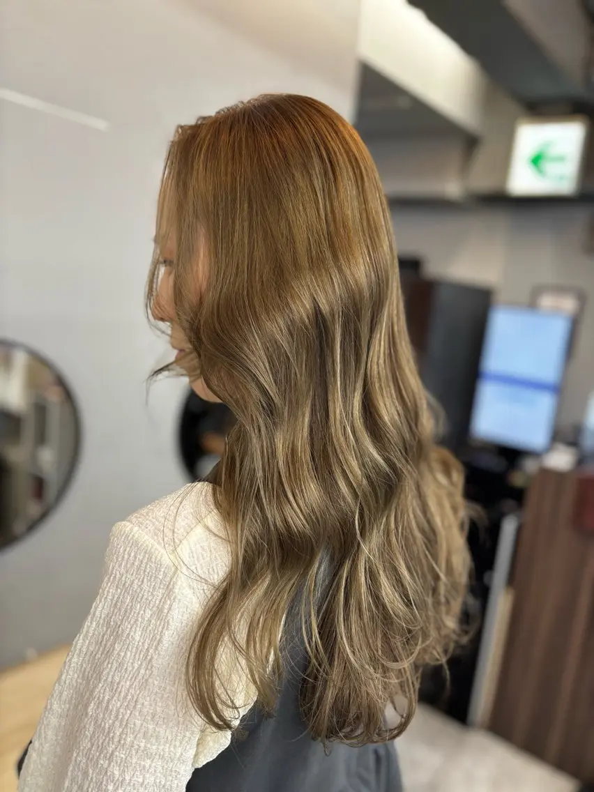 ロング カット ヘアカラー トリートメント 似合わせ💖トレンド ✨TAKAMI😊のヘアスタイル