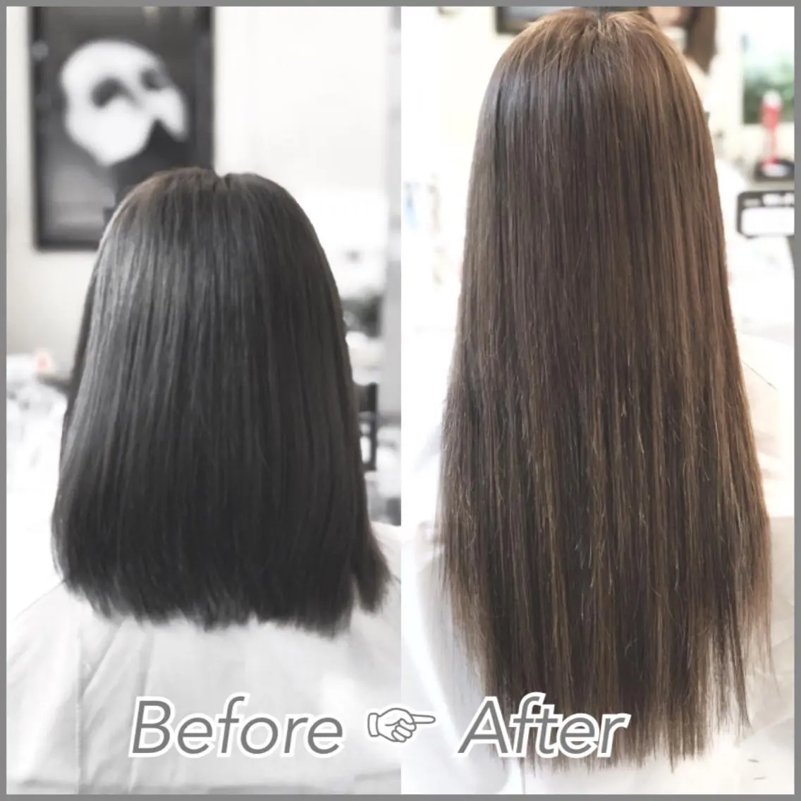 ロング エクステ エクステ ハイトーン 💭黒崎ハルカのヘアスタイル