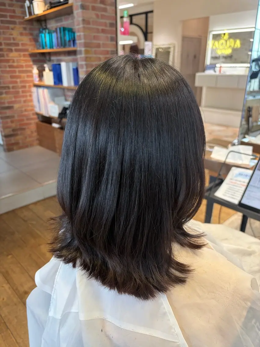 ミディアム レイヤーカット 志波 珠音のヘアスタイル