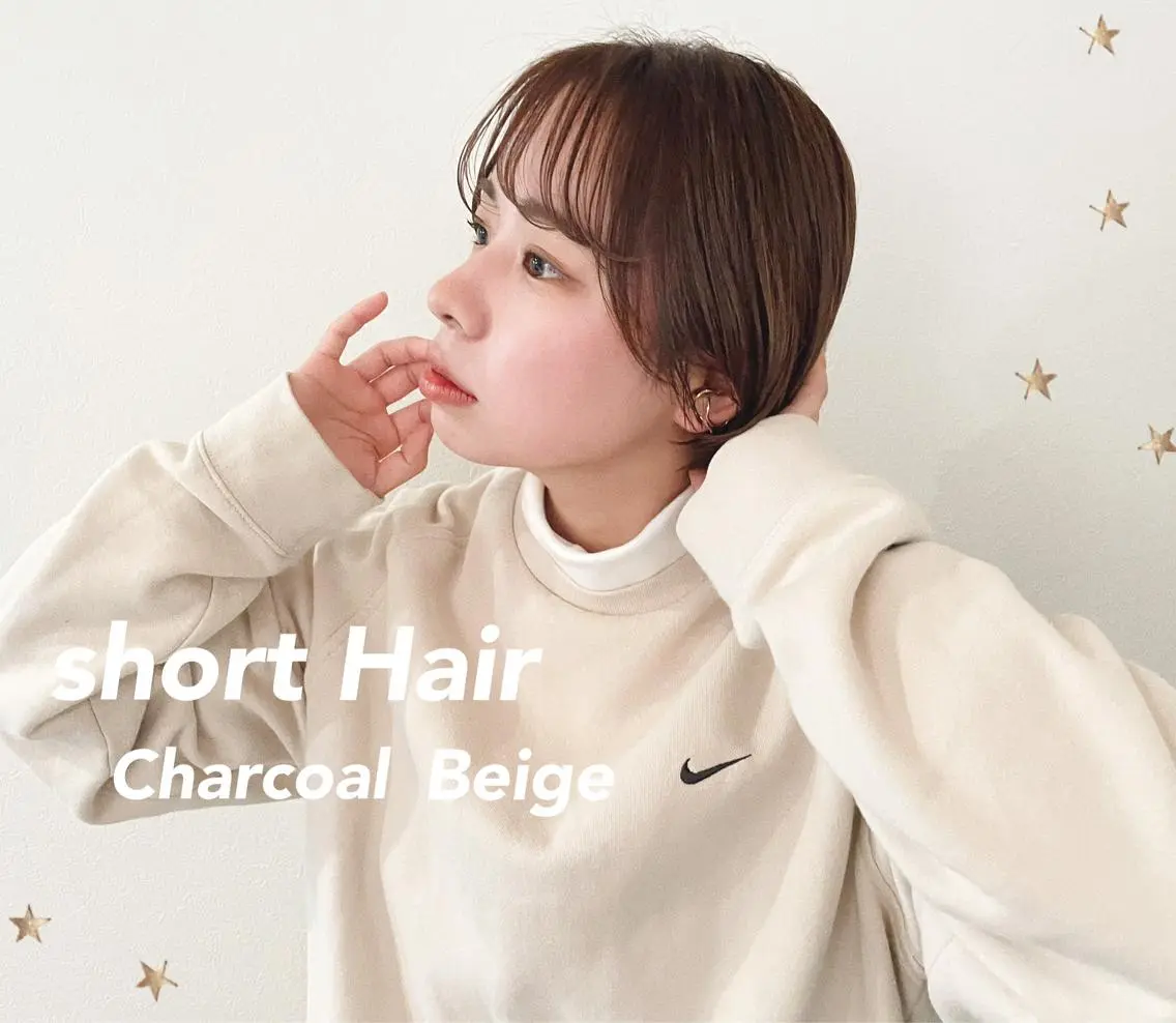 ショート カラー カット ヘアカラー 市川 千夏のヘアスタイル