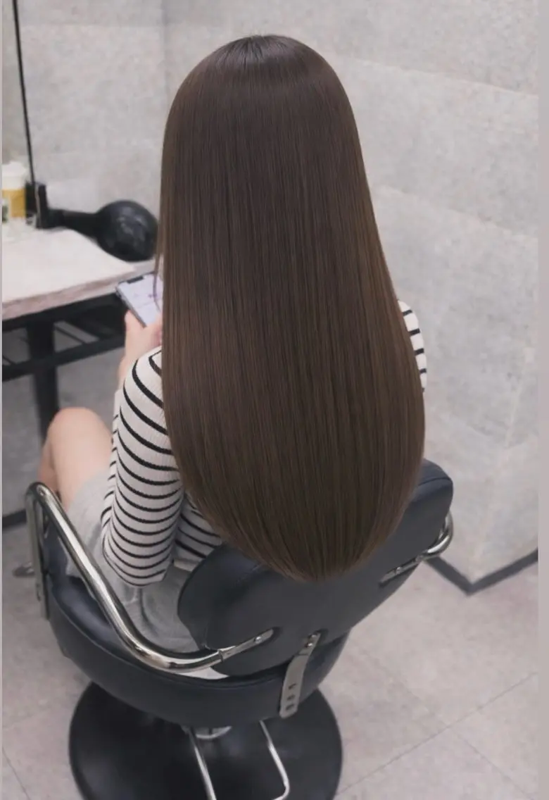 ロング カラー カット ヘアカラー トリートメント 新宿美容室 ダブルカラーのヘアスタイル