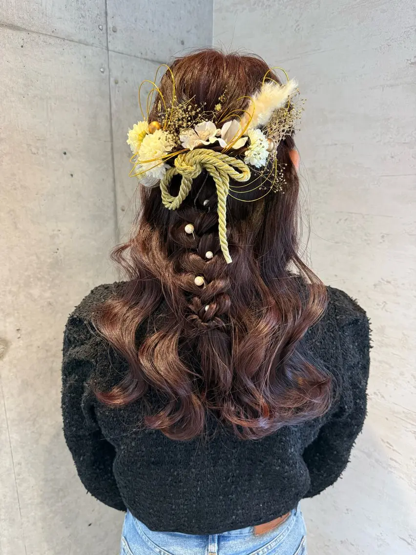 ヘアアレンジ はやしほのか| ヘアセット×カラーのヘアスタイル
