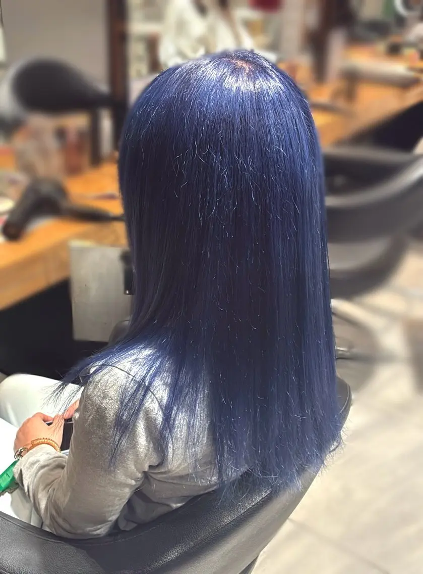 ロング カラー 渕口 頼のヘアスタイル