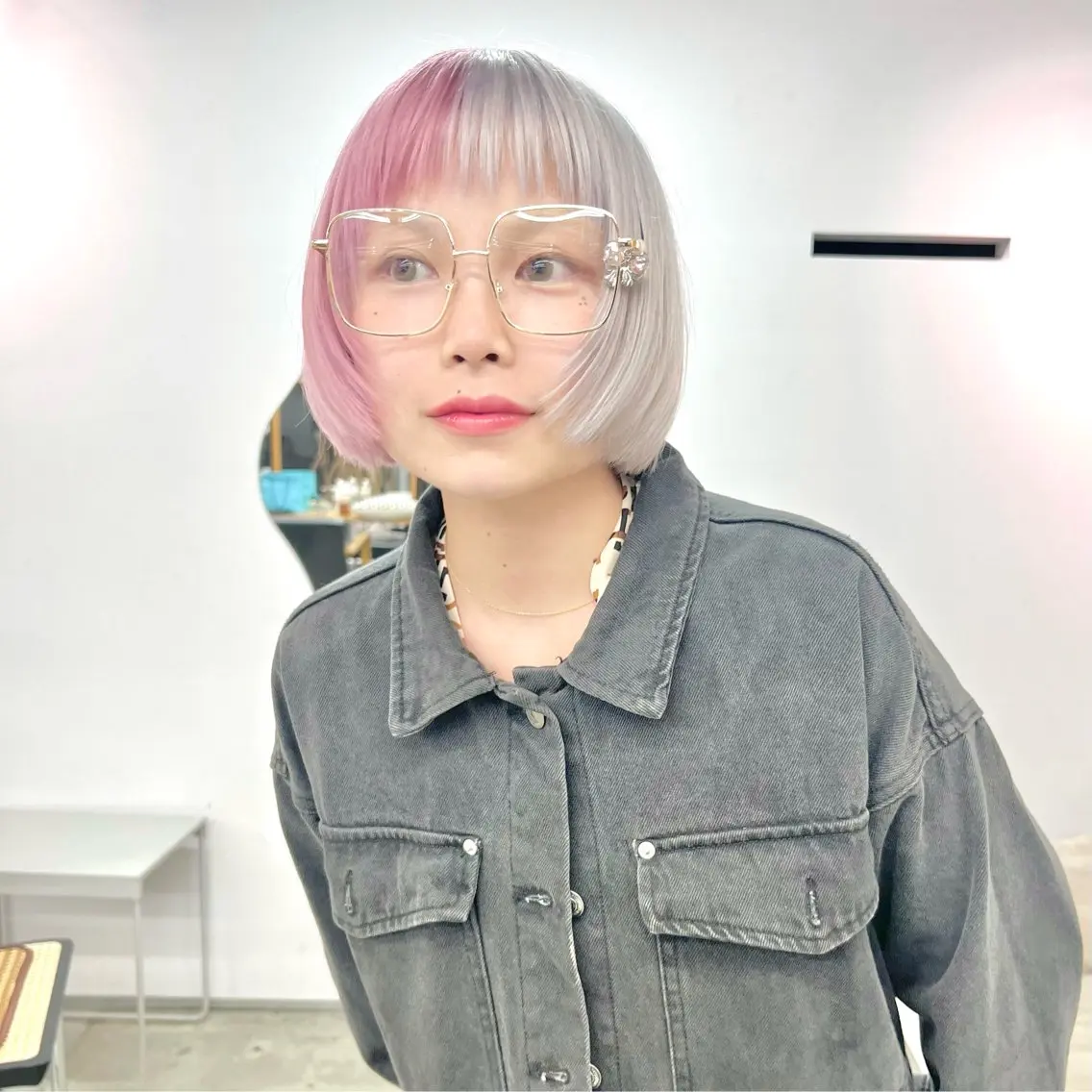 ショート カラー デザインカラー ピンクカラー ボブ カット ヘアカラー 💎ブリーチ特化💎 リタッチ/RYUTOのヘアスタイル