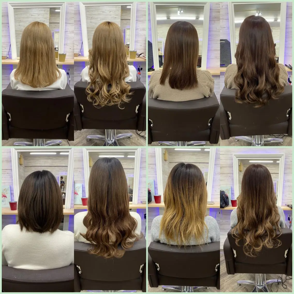 ショート カラー ヘアアレンジ アイブロウ ショートボブ 編み込みエクステ シールエクステ バレイヤージュ ベージュカラー LAVENDIA 初音のヘアスタイル