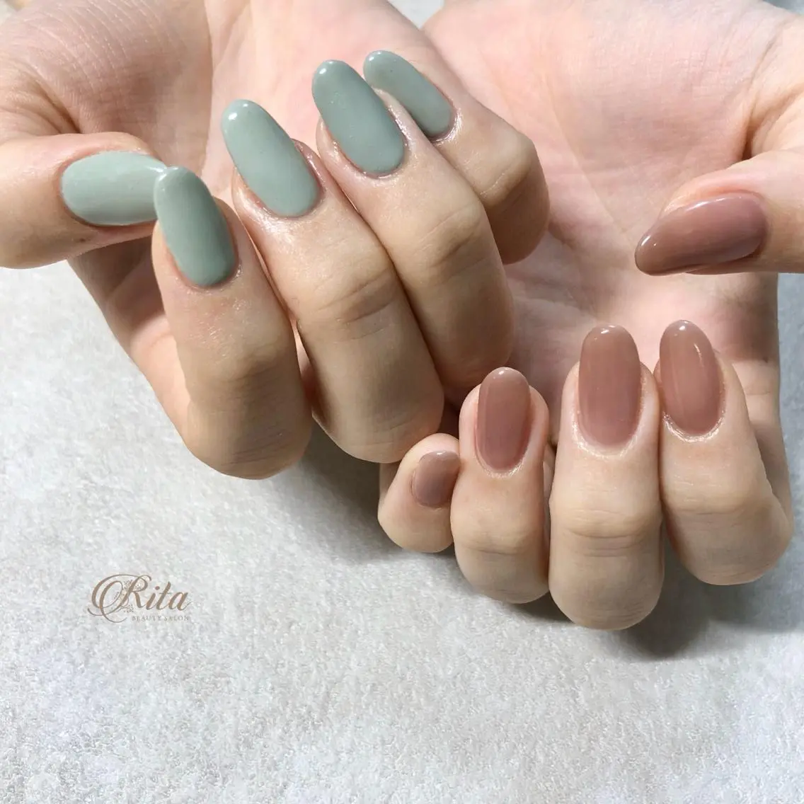 ネイル クリアネイル salon de fika【中崎町】のネイルデザイン