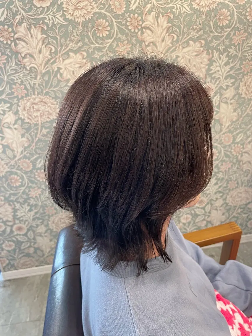 ミディアム レイヤーカット hair make echo滿木あい花のヘアスタイル
