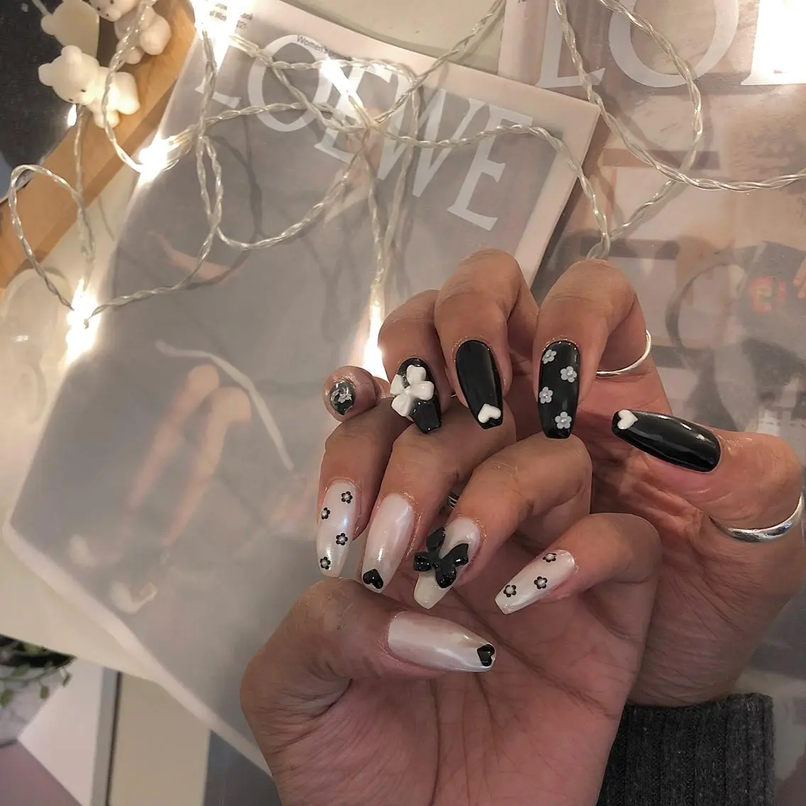 ネイル ハンドネイル パラあり！フィルイン 美フォルムのネイルデザイン