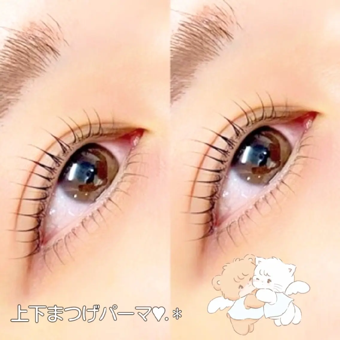 【2回目以降🧁💛】《上下セット‼️》ケラチントリートメント付き まつげパーマorパリジェンヌ どちらも🆗⸝⋆の写真