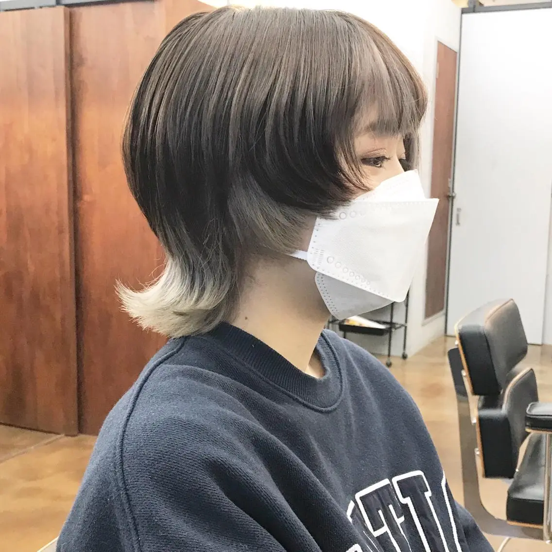 ショート カラー デザインカラー ショートヘア ウルフカット カット ヘアカラー トリートメント ヘアセット ✂︎ウルフ・ショート ✂︎MIKUNIのヘアスタイル