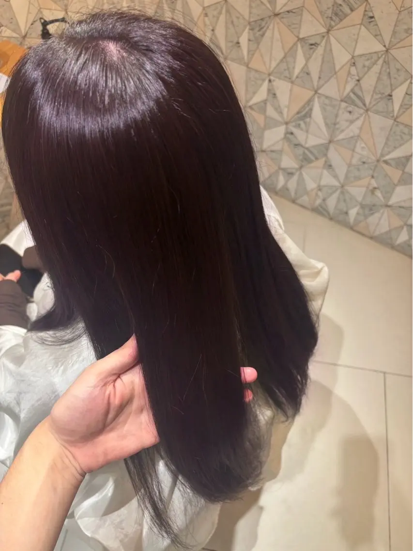 カラー 透明感カラー ラベンダーカラー ヘアカラー 🐳haruki 🐳のヘアスタイル