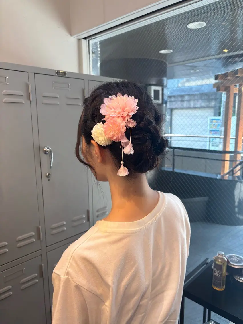 ヘアアレンジ ヘアセット 🌙髪質改善カラー Momoka🦋のヘアスタイル