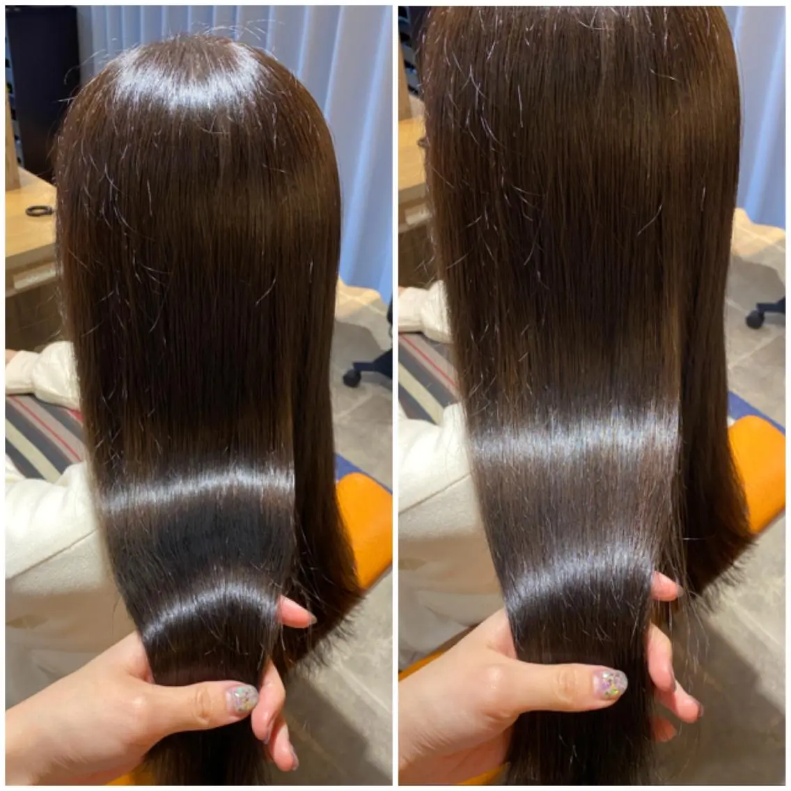 カラー ブラウンカラー カット トリートメント 🩵盛れる顔周りヘア EMI🩵のヘアスタイル