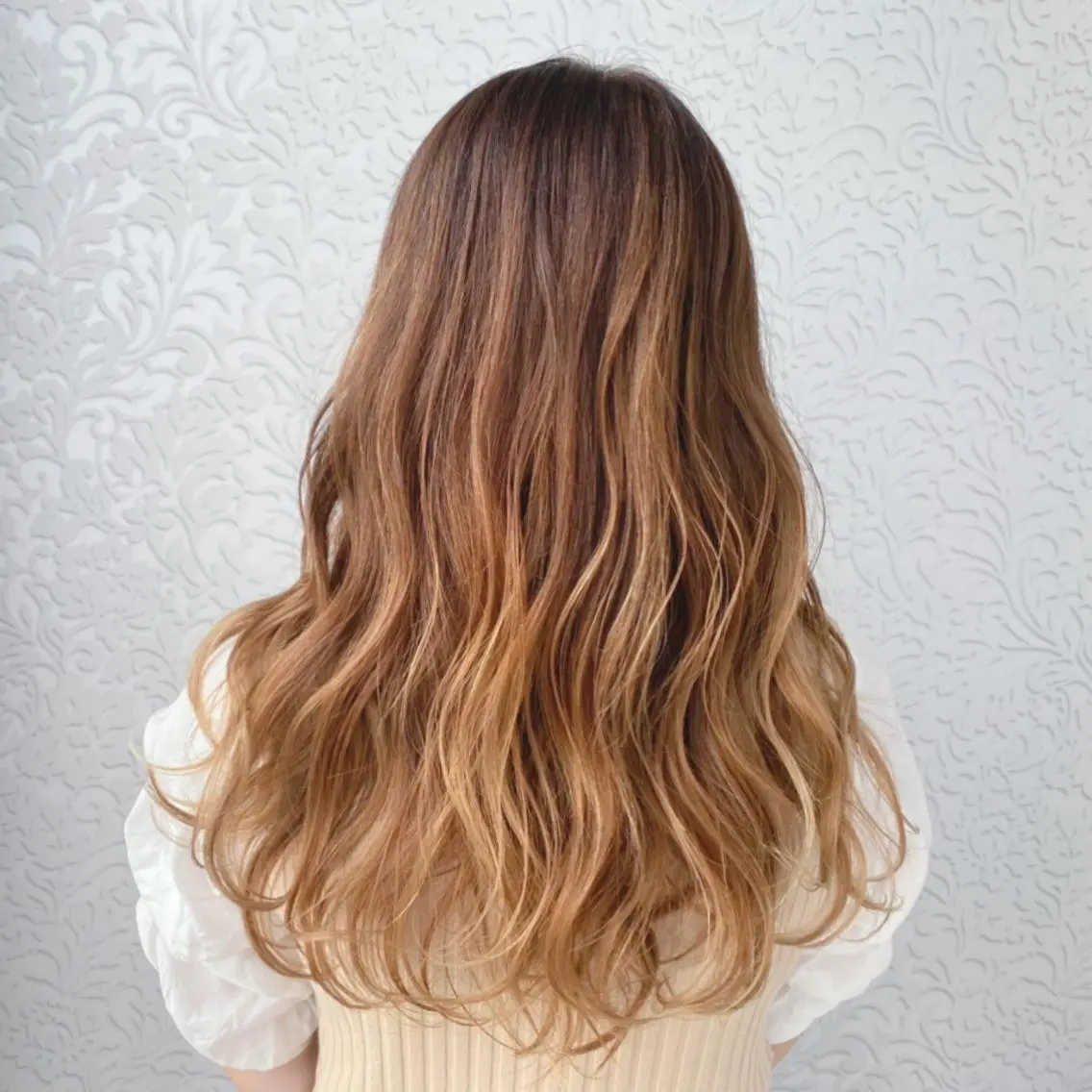 ロング 顔周りカット/透明感 カラー🤍大塚蛍のヘアスタイル