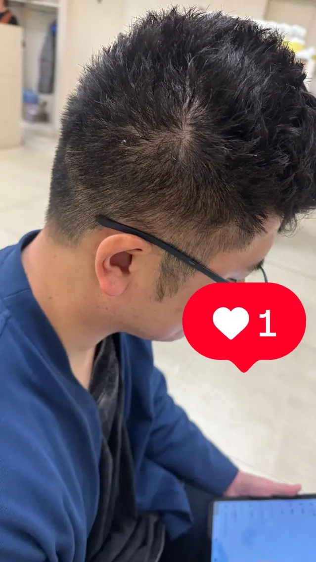 メンズ メンズパーマ タカハシ リナのヘアスタイル