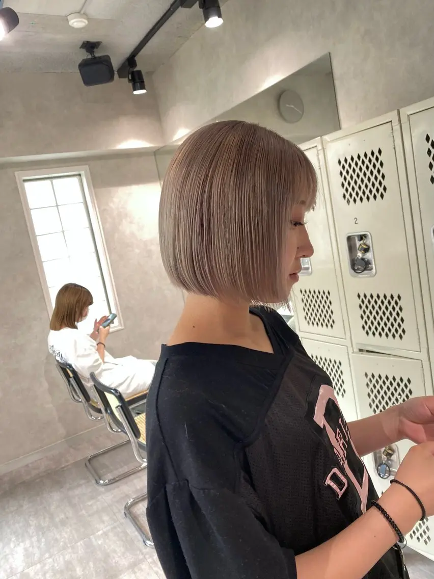 ショート カラー カット ヘアカラー トリートメント ダブルカラー ブリーチ/kaitoのヘアスタイル