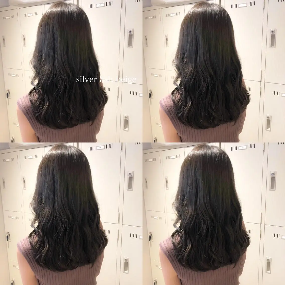ロング カラー ハイトーン×レイヤー カットTAKUMIのヘアスタイル