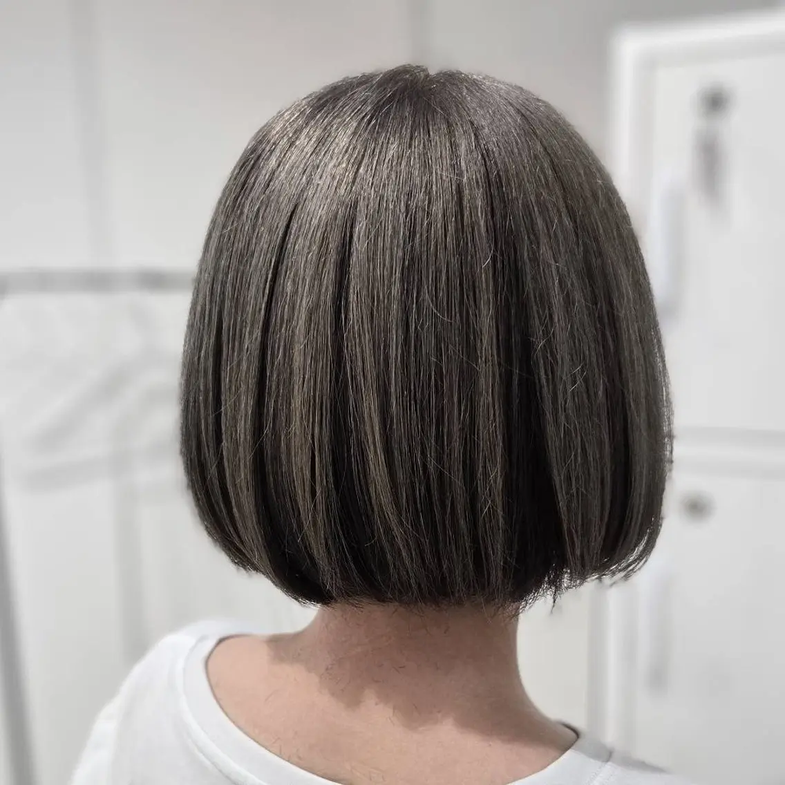 カラー 艶髪縮毛矯正×透明感 カラー◎mikuのヘアスタイル