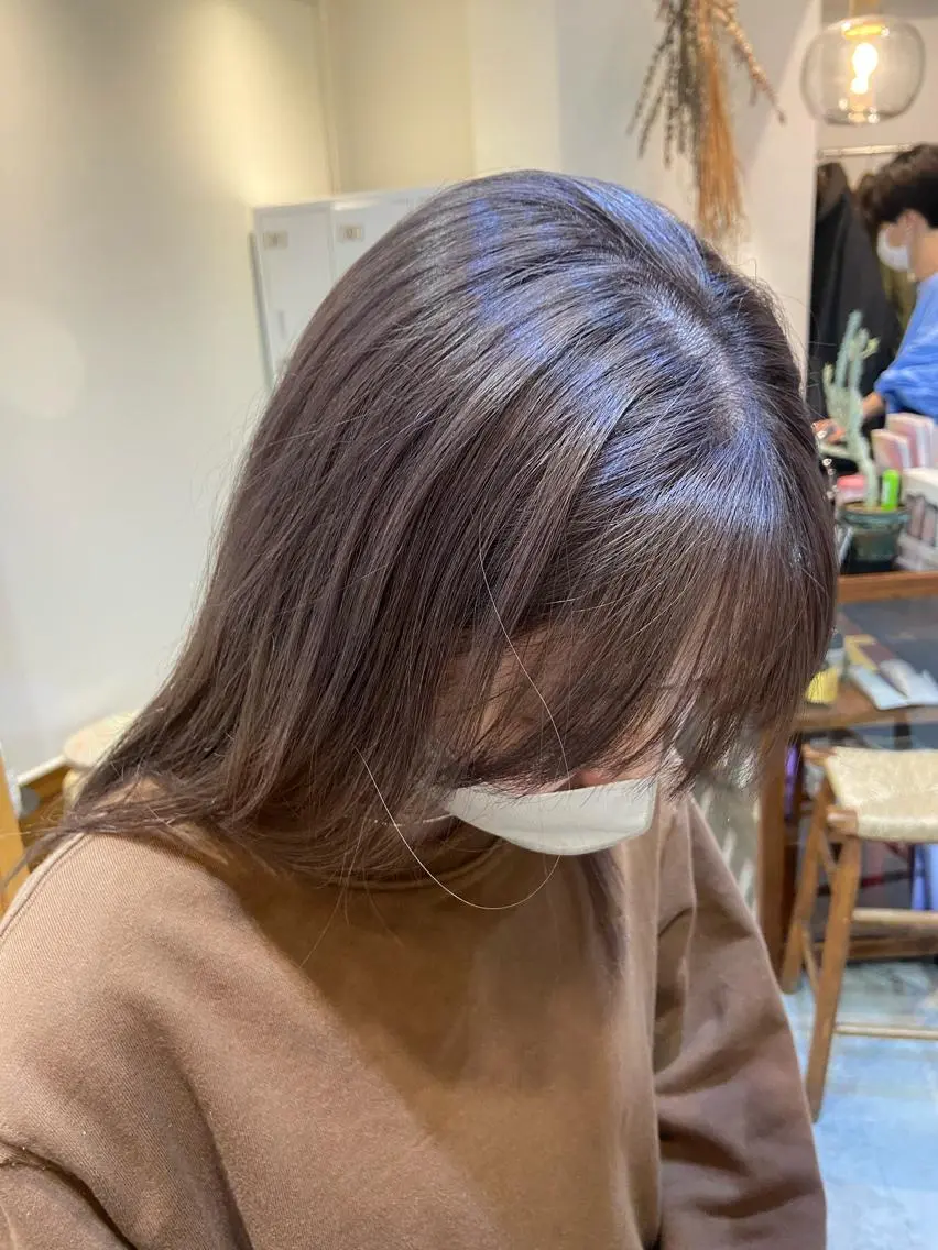 透明感カラー＋トリートメント¥6,000の写真