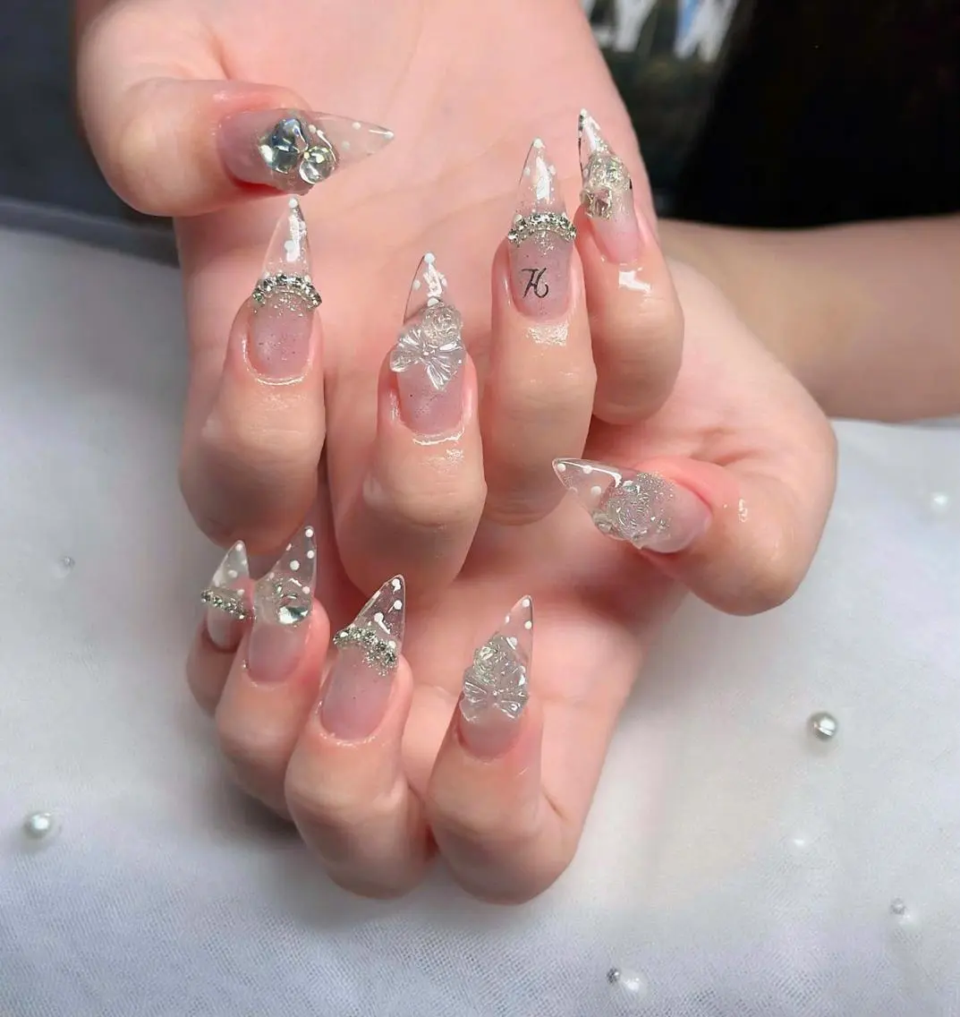 ネイル フレンチネイル ジェルネイル ハロウィン 韓国ネイル マグネットネイル ハンドネイル neco H.babynailのネイルデザイン