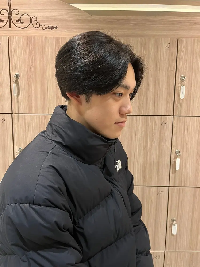 メンズ センターパート 髙橋 きららのヘアスタイル