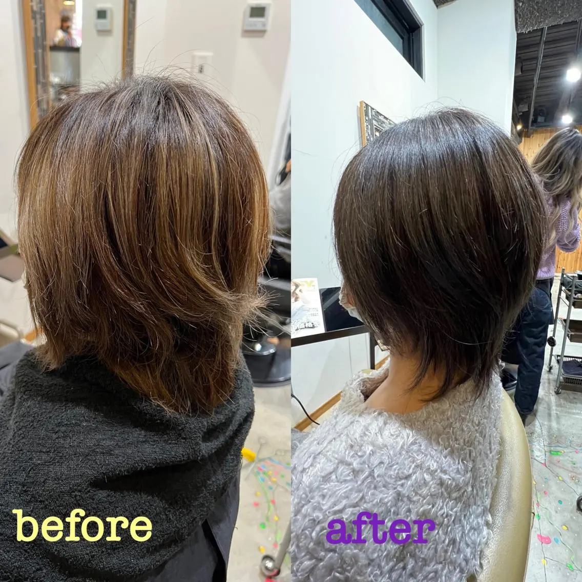 ショート ハイライト 髪質改善 韓国風ヘア 似合わせカット ショートヘア カット ヘアカラー トリートメント ヘッドスパ 五反田　美容院☆張 明星☆韓国ヘアのヘアスタイル