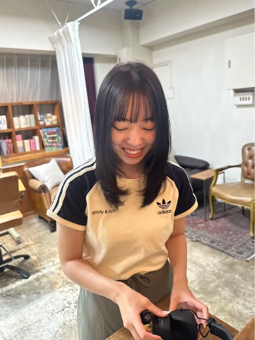 ミディアム NAGISA髪質改善 &透明感カラー🪞のヘアスタイル