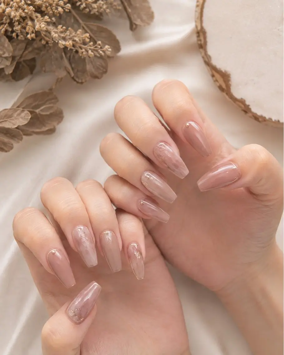 ネイル ニュアンスネイル オフィスネイル ピンク ピンクベージュ Nail salon Ka pilinaのネイルデザイン