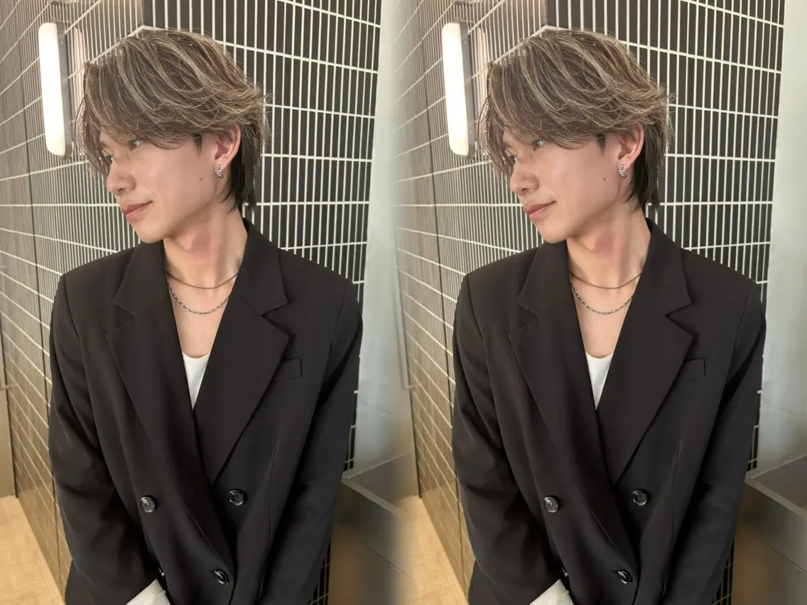【メンズ限定】カット+ハイライト+カラートリートメントの写真