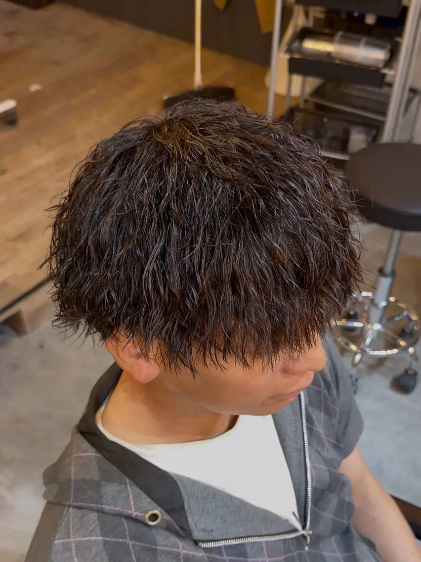 ショート パーマ メンズ 🔥メンズ特化🔥 ツイスパ/シャドウのヘアスタイル