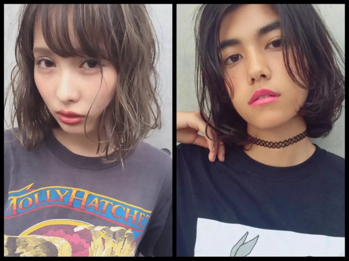 ショート ミディアム セミロング ロング カラー パーマ ヘアアレンジ メンズ キッズ ☔️髪質改善🉐割✨ 🐸“ever”🐸のヘアスタイル