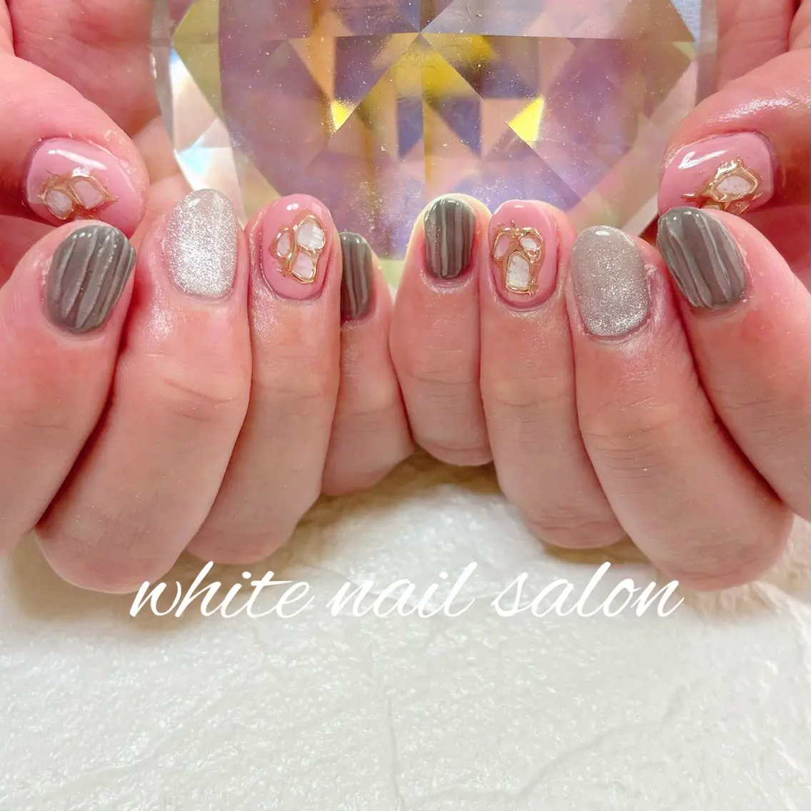 ネイル フットネイル ハンドネイル white nail salonのネイルデザイン