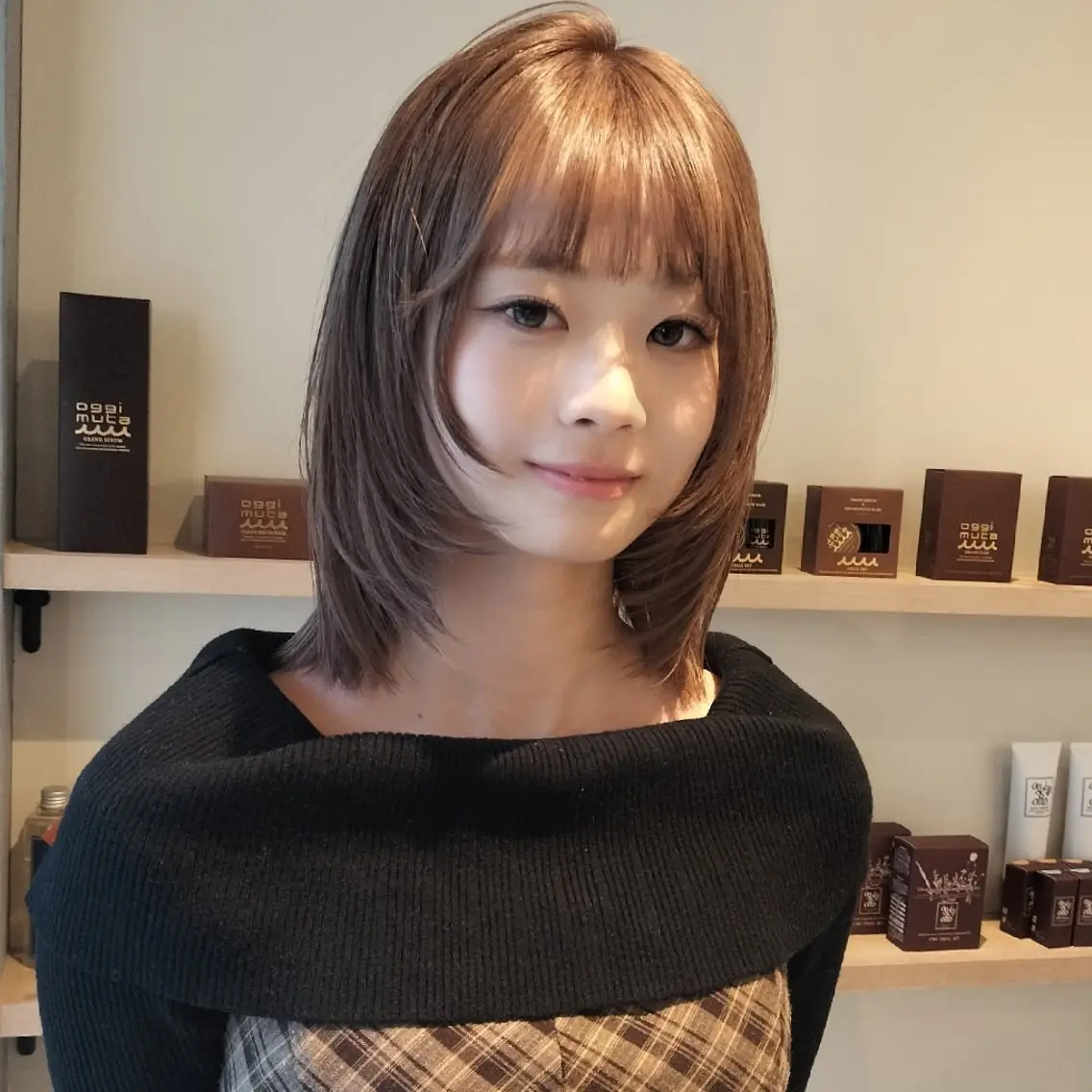 カラー ミディアム 透明感カラー🫧HI NAKO/ROCCOのヘアスタイル