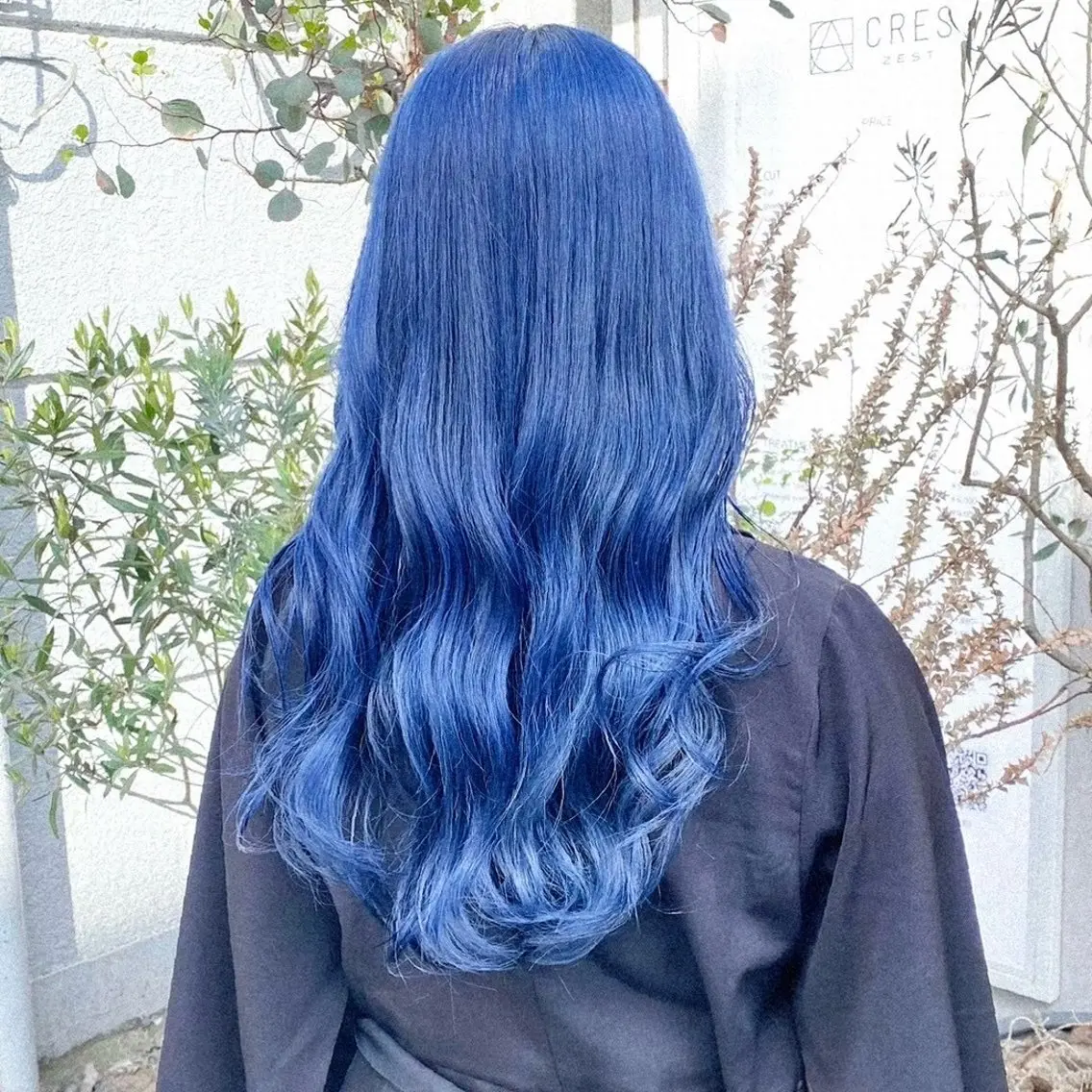 カラー ブルーカラー ヘアカラー 透明感モテスタイル 💞SHIORI💞のヘアスタイル