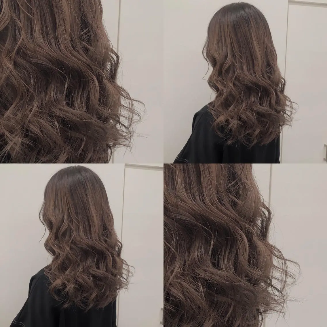 セミロング カラー パーマ ヘアアレンジ メンズ キッズ ネイル マツエク・マツパ 上品＆韓国風 🥀海心🥀のヘアスタイル