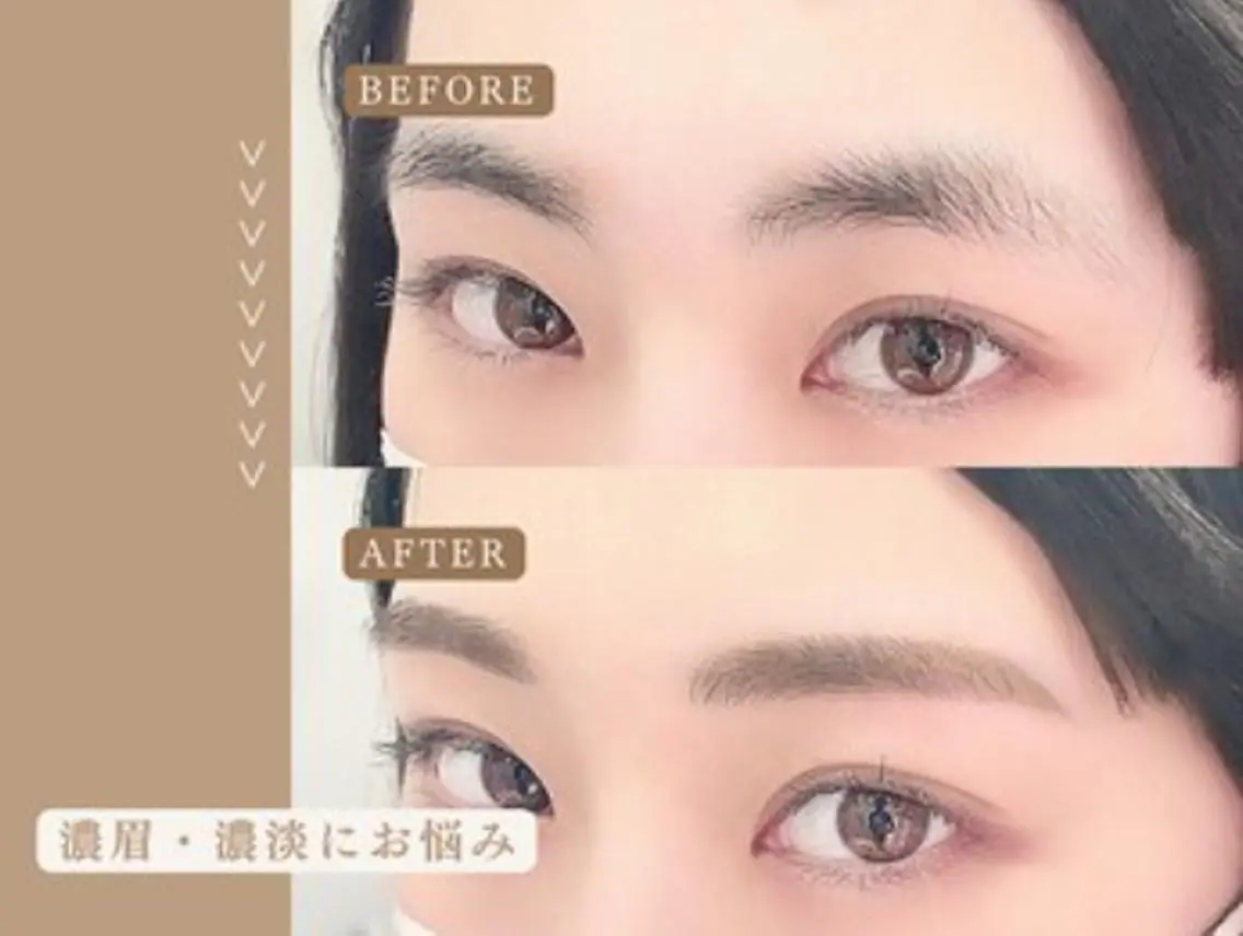 アイブロウ 眉毛ワックス脱毛 I’ck川崎店 千尋の眉毛・アイブロウイメージ