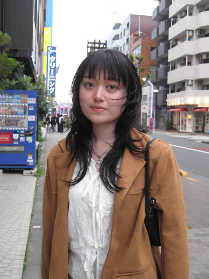 ロング カラー 黒髪 レイヤーカット シャギー カット ヘアカラー トリートメント 艶カラー/レイヤー /atsumi🪷のヘアスタイル
