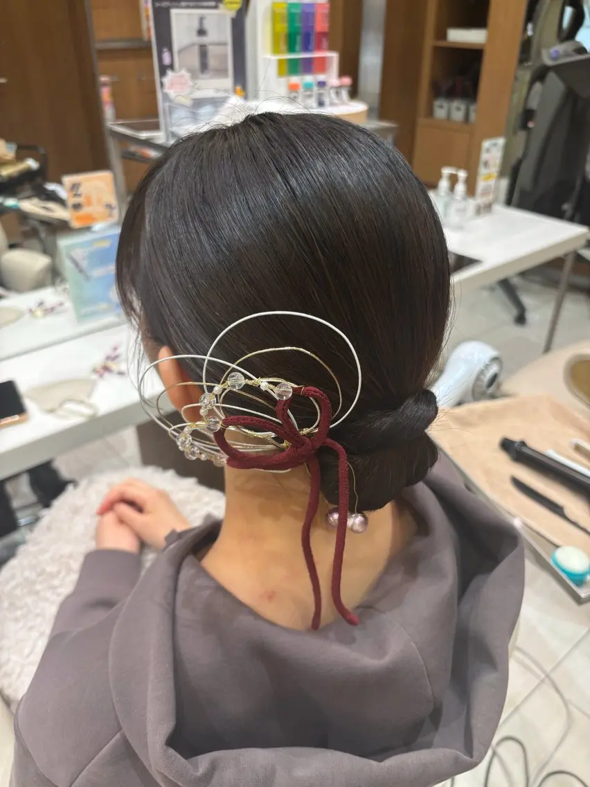 ロング ヘアアレンジ 岩渕 美涼のヘアスタイル