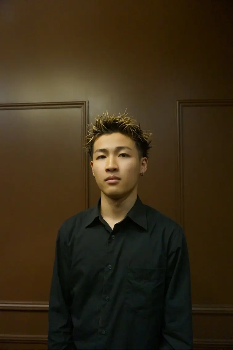 メンズ スパイキーショート 窪田 力也のヘアスタイル