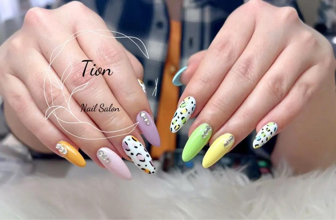 ネイル 長さ出し フットネイル ジェルネイル 韓国ネイル マグネットネイル Nailsalon Tion二子玉川店のネイルデザイン