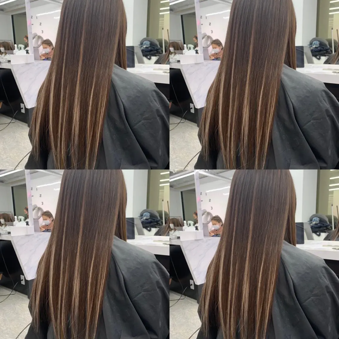 ロング ヘアカラー エクステ プルエクステ 🖤MIYUのヘアスタイル