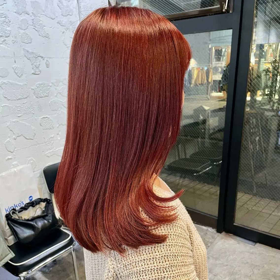 セミロング カラー 🌿レイヤーボブ/パ ーマ🌿 木梨健太のヘアスタイル